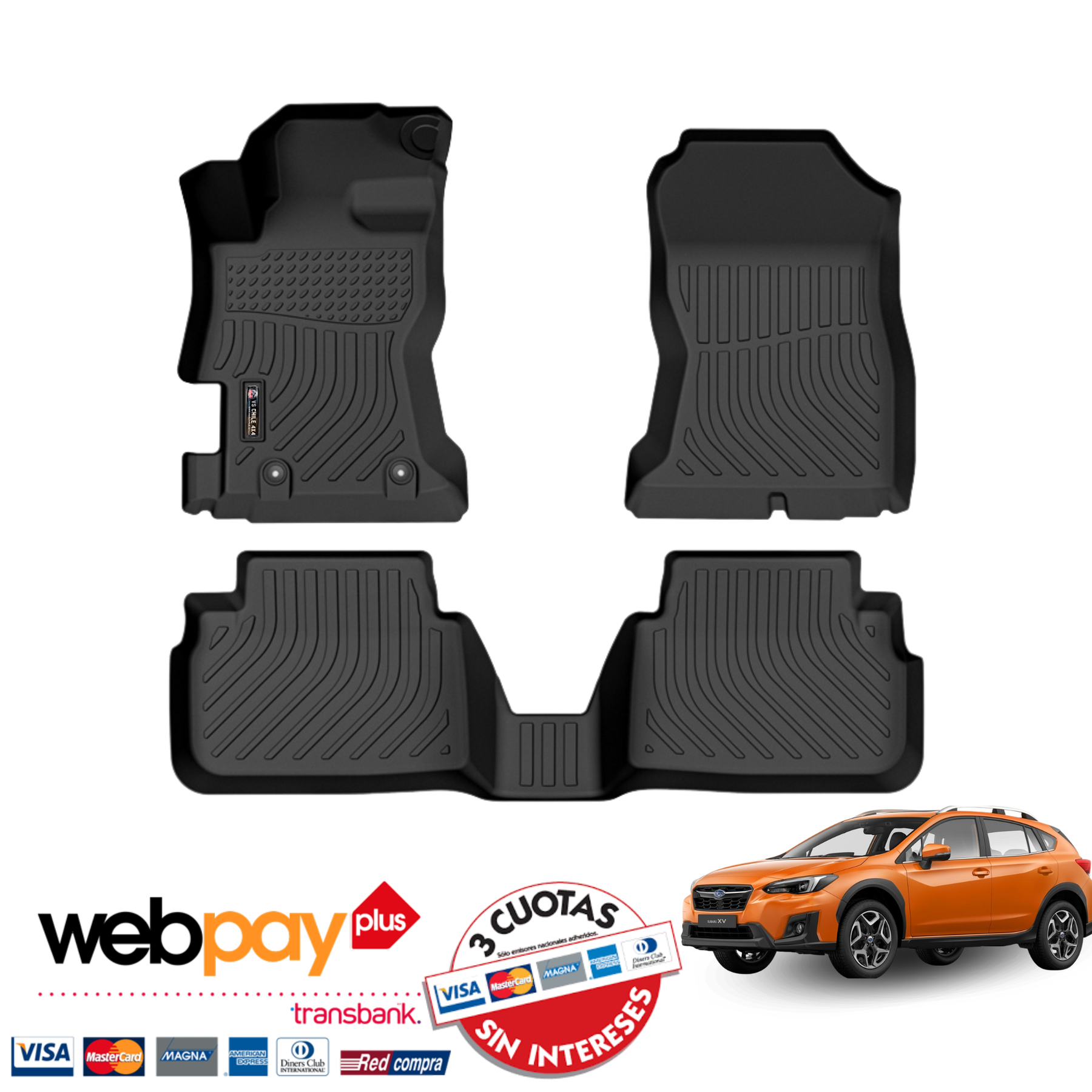 Pisos Calce Perfecto Subaru XV (2018 al 2023)