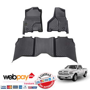 Pisos Calce Perfecto DODGE RAM 1500 (CREW CAB) años 2013 al 2018