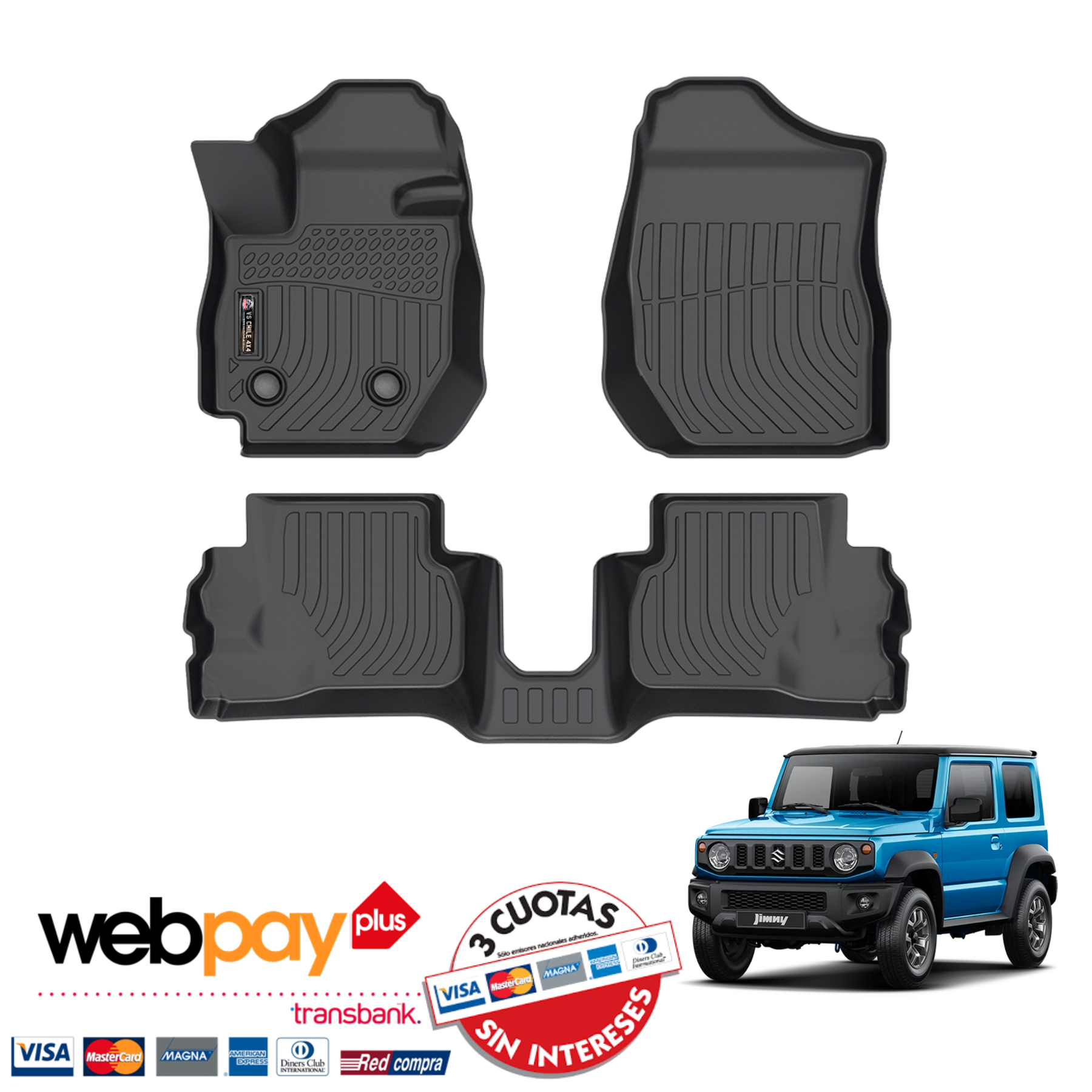 Pisos Calce Perfecto Suzuki Jimny Automatico 3 Puertas 2019 al 2026