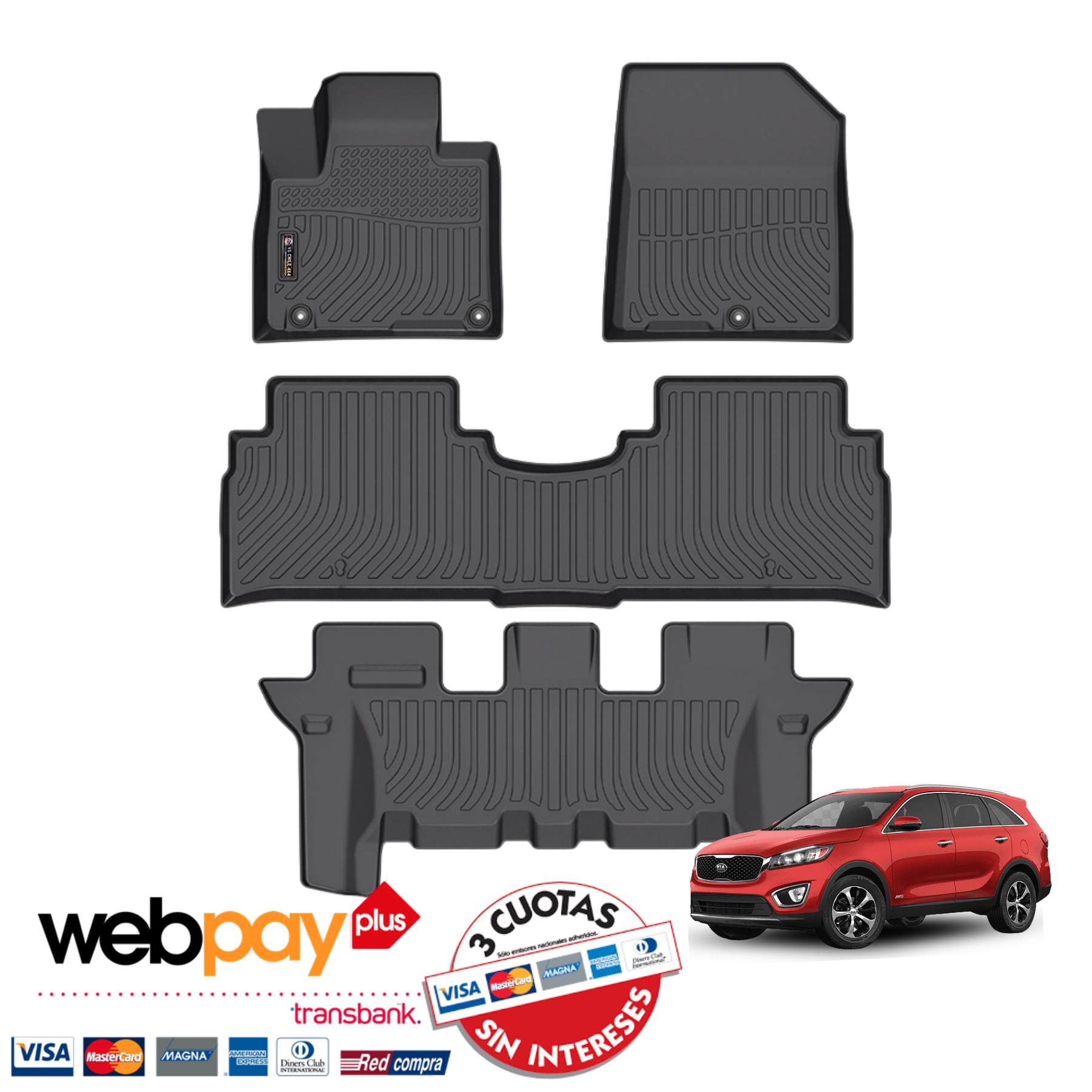 Pisos Calce Perfecto Kia Sorento (2016 - 2020)