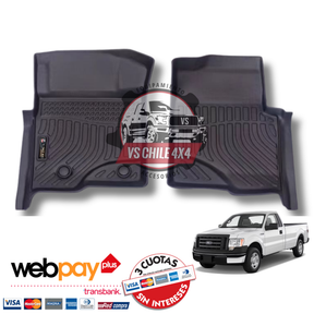 Pisos Calce Perfecto Ford F150 cabina simple  2009 - 2014