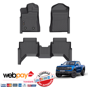 Pisos Calce Perfecto Ford Ranger Raptor 2da Gen (2023 - 2026)