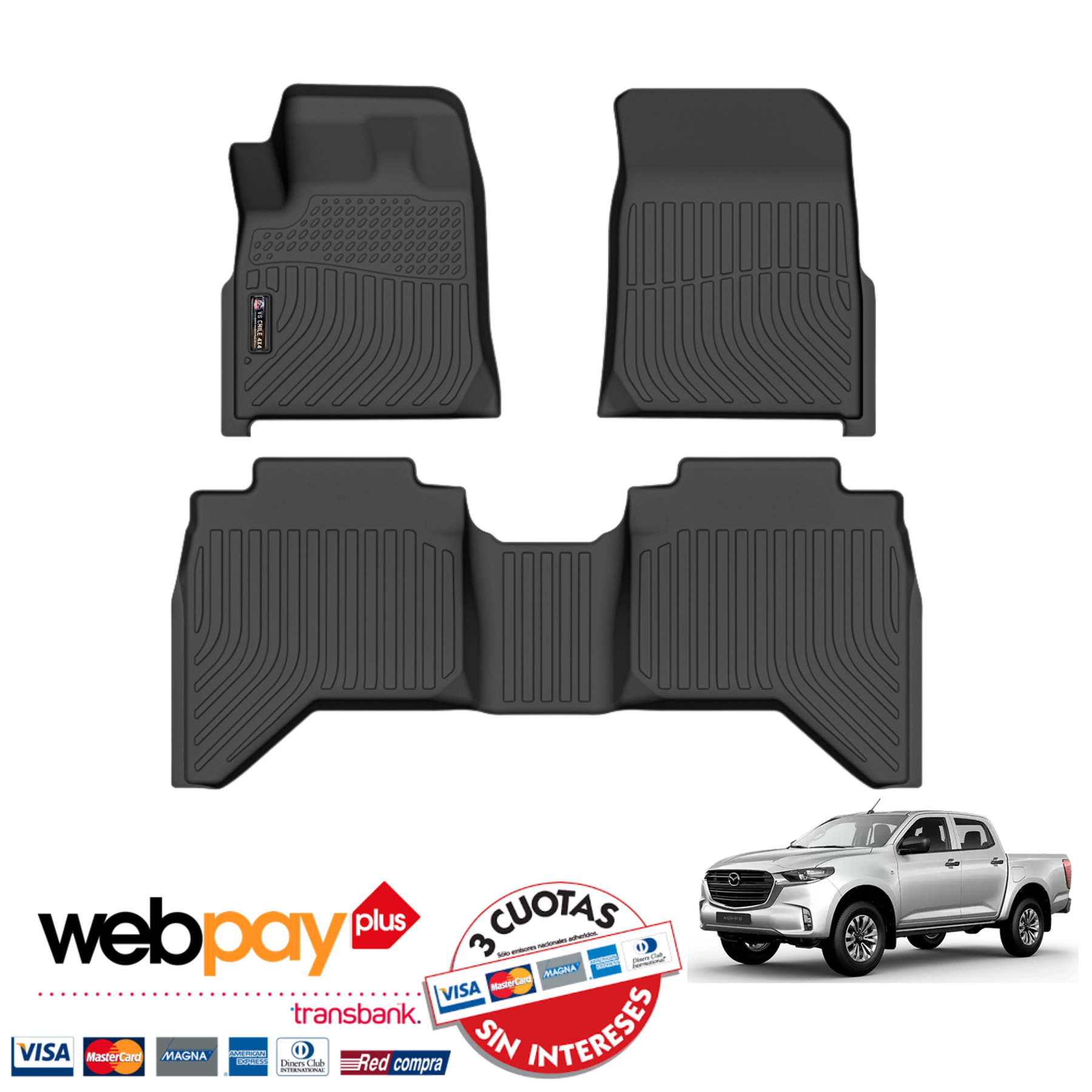 Pisos Calce Perfecto Mazda New BT-50 (2022 - 2026)
