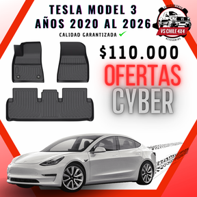 Pisos Calce Perfecto Tesla Model 3 (2020 - 2026)