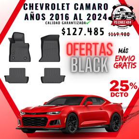 (PREVENTA) Pisos Calce Perfecto Chevrolet Camaro años 2016 al 2024