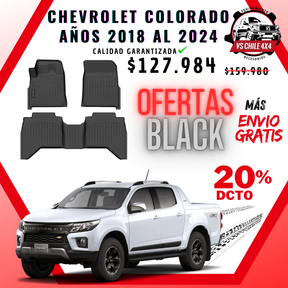 Pisos Calce Perfecto Chevrolet Colorado 2018 al 2024