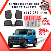 Pisos Calce Perfecto Suzuki Jimny Mecánico 3 Puertas 2019 al 2026