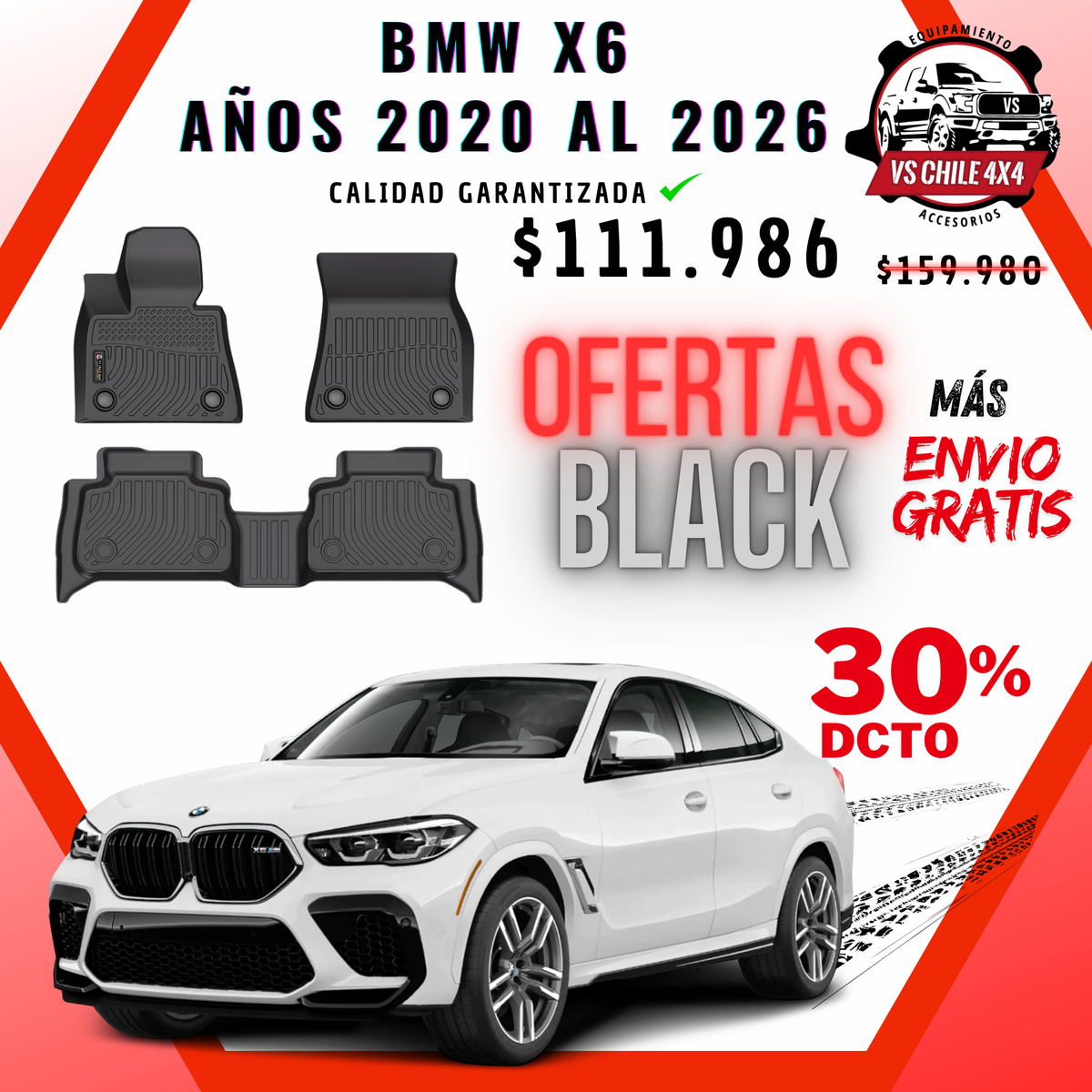 Pisos Calce Perfecto BMW X6 (2020 - 2026)