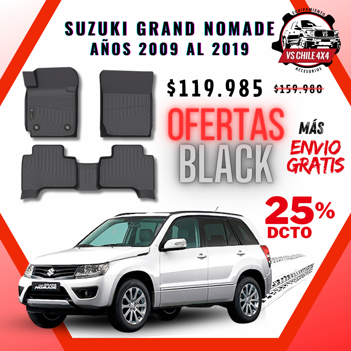 Pisos Calce Perfecto Suzuki Grand Nomade (2009 - 2019)