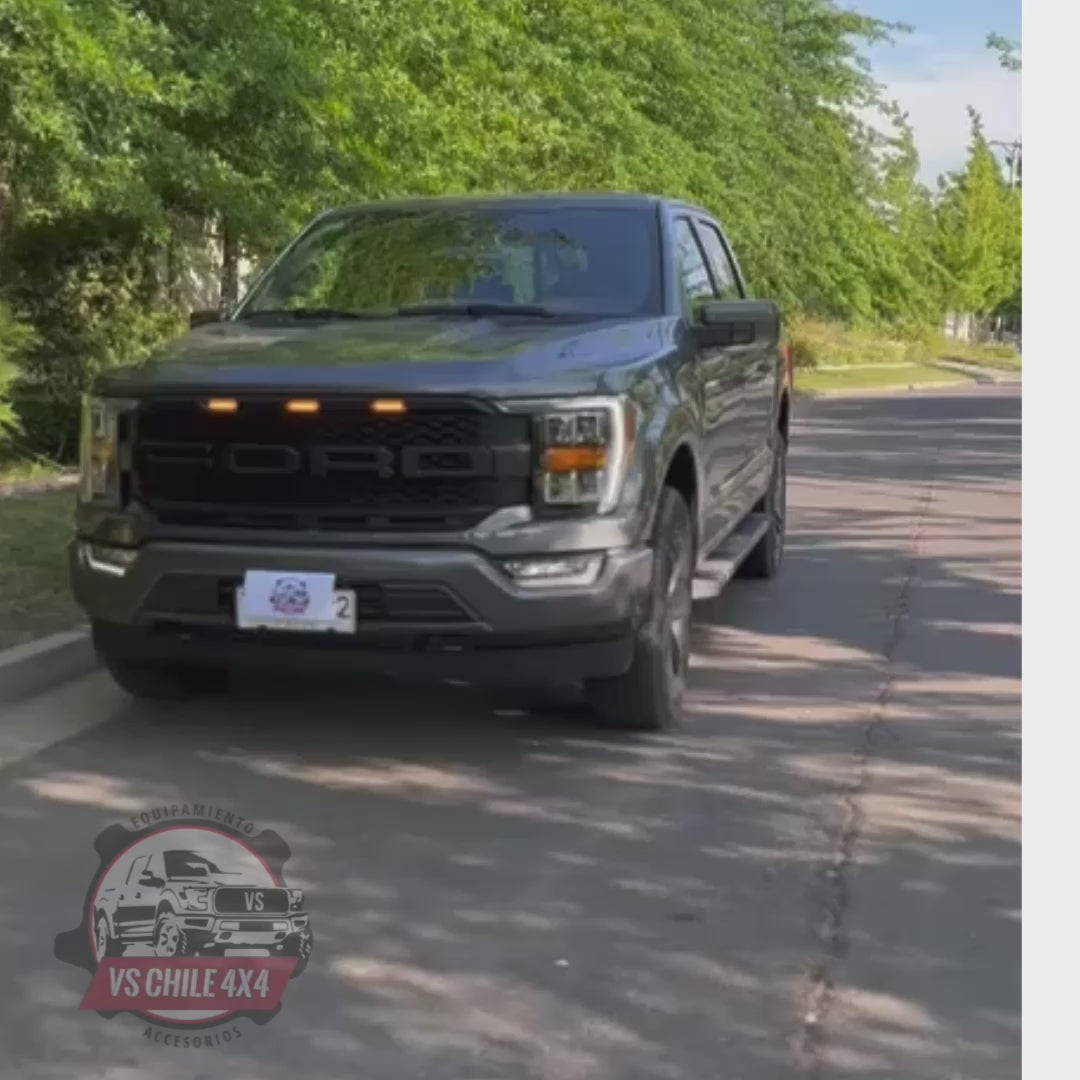 Máscara Estilo Raptor Ford F-150 (2021 - 2024) con Luces Ámbar