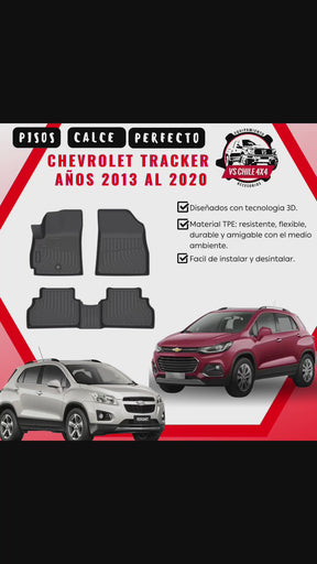 Pisos Calce Perfecto Chevrolet Tracker años 2013 al 2020