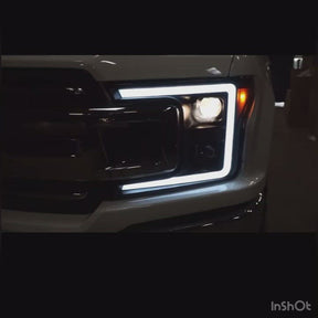 Ópticos  F150 años 2018 al 2020 con barra secuencial LED XLT / LARIAT SPORT