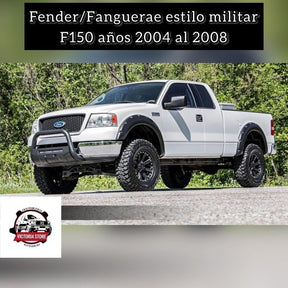 Fender / Fangueras estilo militar para ford F150 años 2004 al 2008