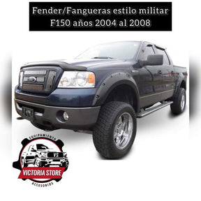 Fender / Fangueras estilo militar para ford F150 años 2004 al 2008