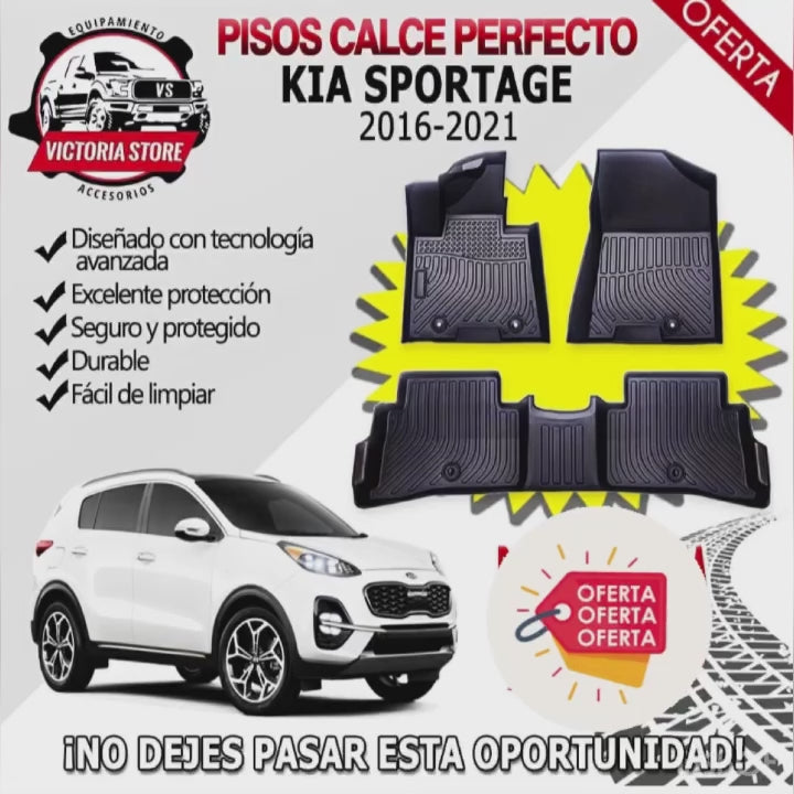 Pisos Calce Perfecto Kia Sportage (2016 al 2021)