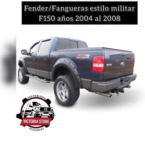 Fender / Fangueras estilo militar para ford F150 años 2004 al 2008